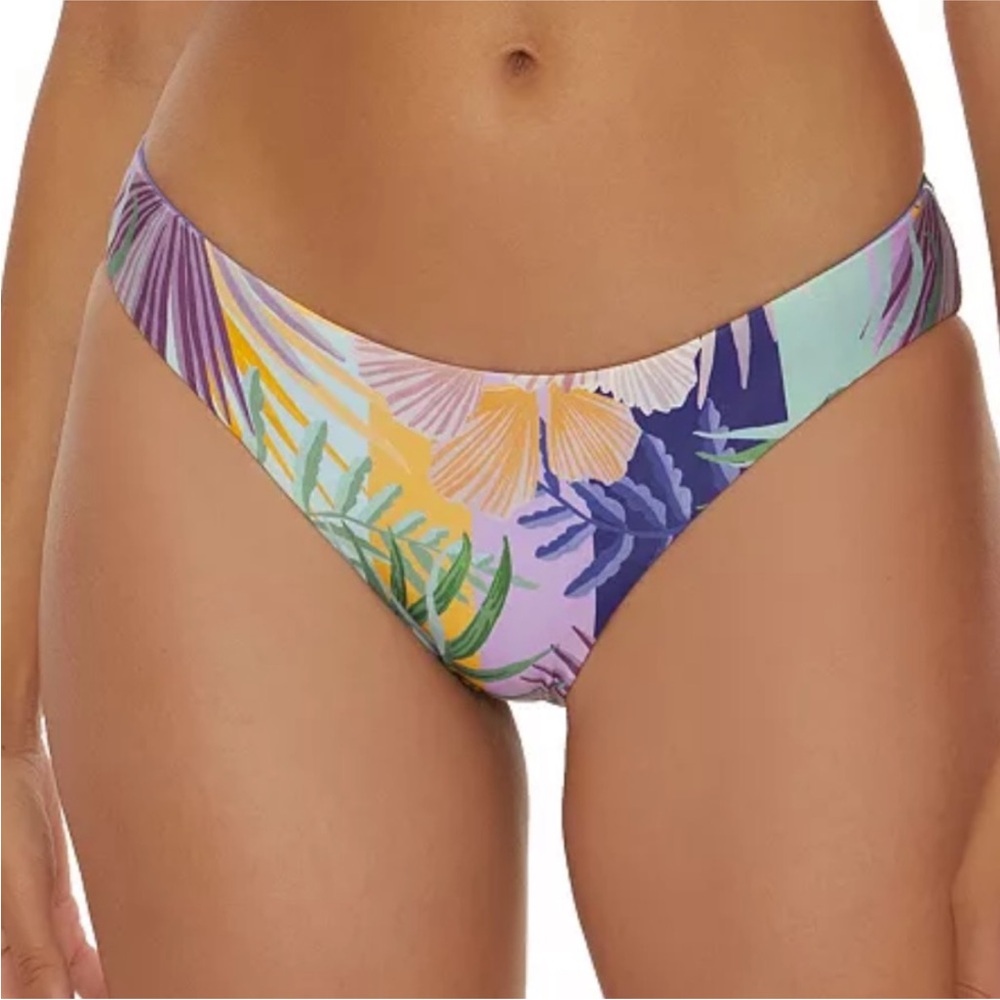 Becca Rebecca Virtue Under the Sea Hipster Reversible Bikini Bottoms SZ L NWT